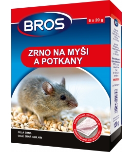 BROS- zrno na myši a potkany 120g