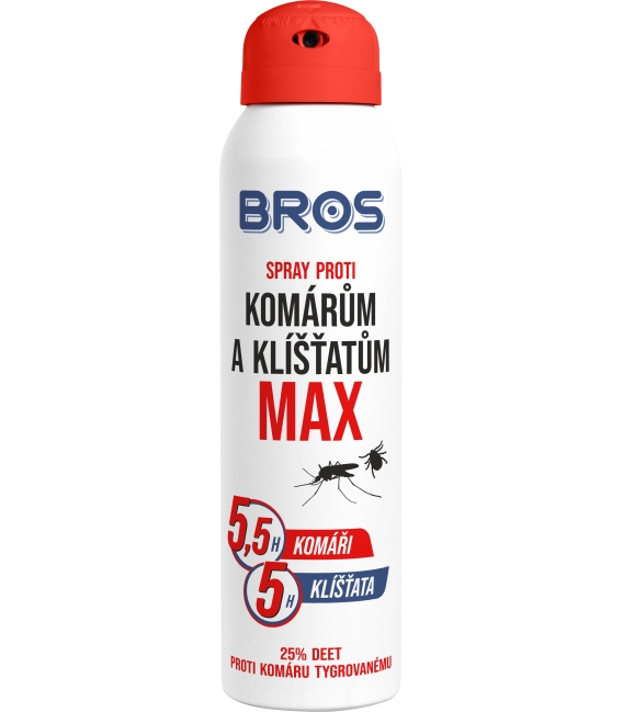 BROS- spray proti komárům a klišťatům MAX 90ml