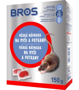 BROS- měkká návnada na myši a potkany 150 g